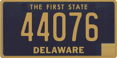 DE license plate 44076