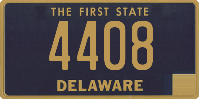 DE license plate 4408