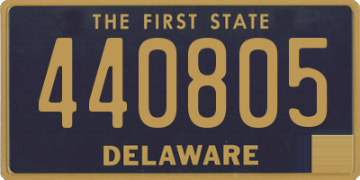 DE license plate 440805