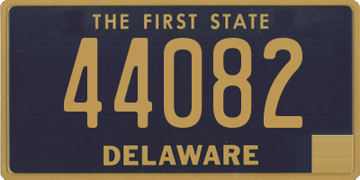 DE license plate 44082