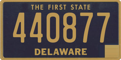 DE license plate 440877