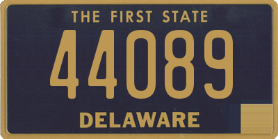 DE license plate 44089