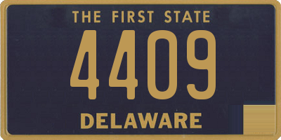 DE license plate 4409
