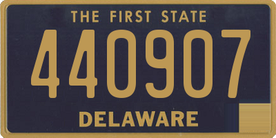 DE license plate 440907