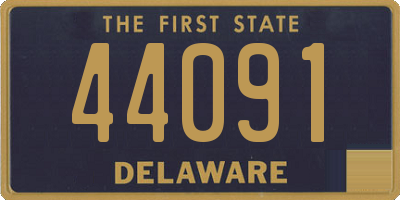 DE license plate 44091