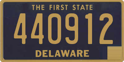 DE license plate 440912