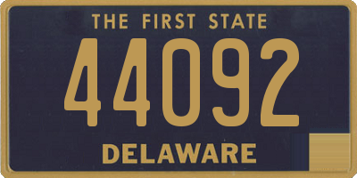 DE license plate 44092