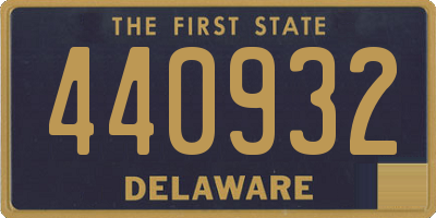 DE license plate 440932