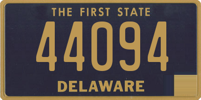 DE license plate 44094