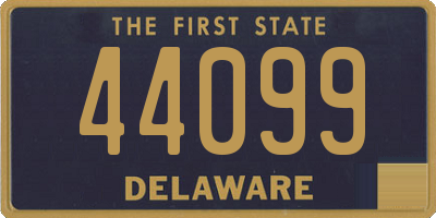 DE license plate 44099