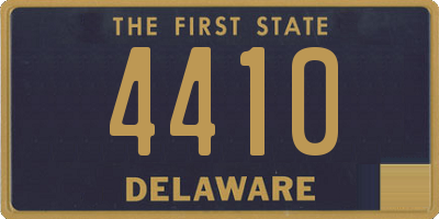 DE license plate 4410