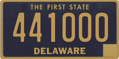 DE license plate 441000