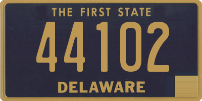 DE license plate 44102