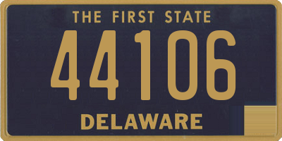 DE license plate 44106