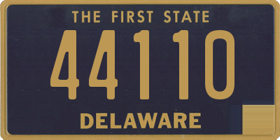 DE license plate 44110