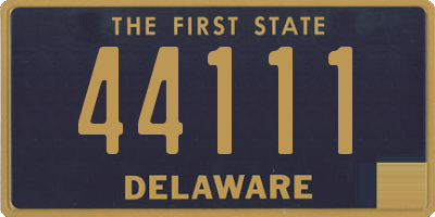 DE license plate 44111