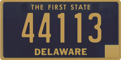 DE license plate 44113