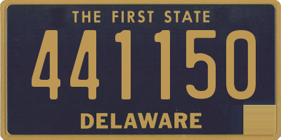 DE license plate 441150