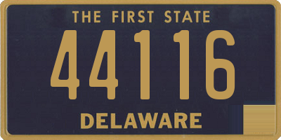 DE license plate 44116