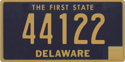 DE license plate 44122