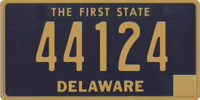 DE license plate 44124