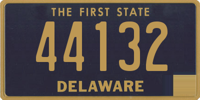 DE license plate 44132