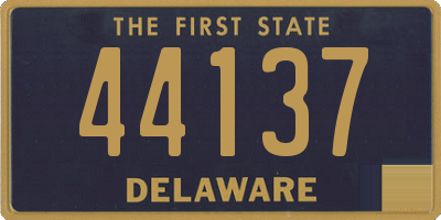 DE license plate 44137