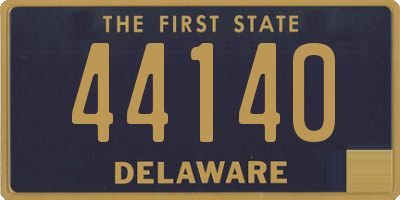 DE license plate 44140