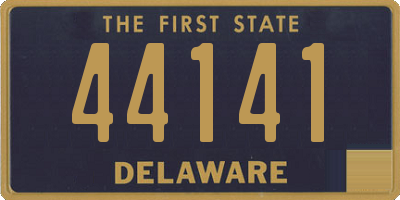 DE license plate 44141