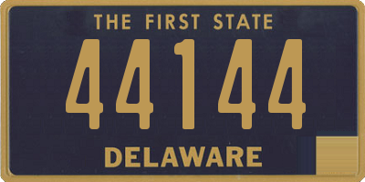 DE license plate 44144