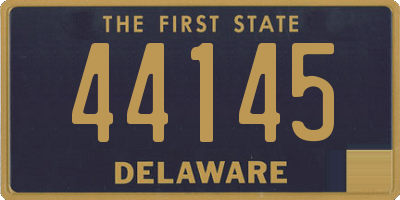 DE license plate 44145