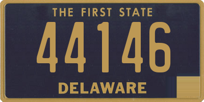 DE license plate 44146