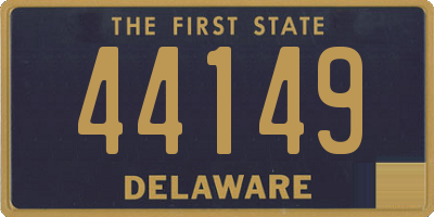 DE license plate 44149