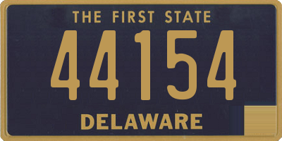 DE license plate 44154