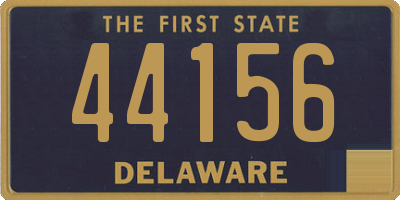DE license plate 44156