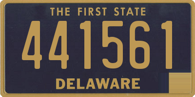 DE license plate 441561
