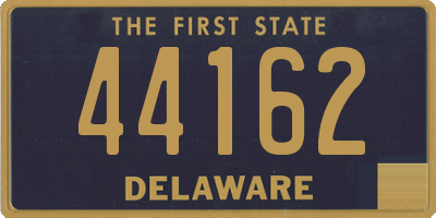 DE license plate 44162