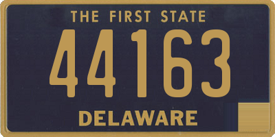 DE license plate 44163