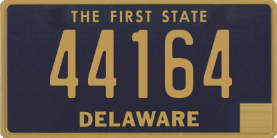 DE license plate 44164