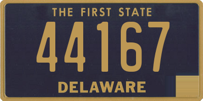 DE license plate 44167