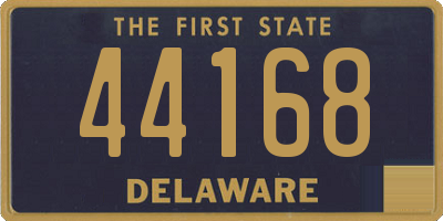 DE license plate 44168