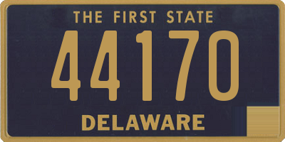 DE license plate 44170