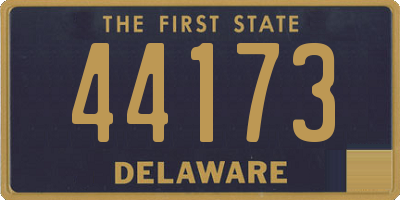 DE license plate 44173