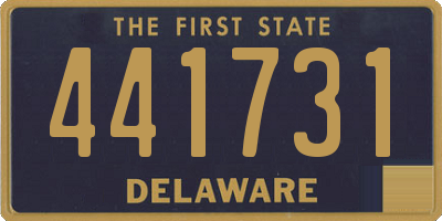 DE license plate 441731
