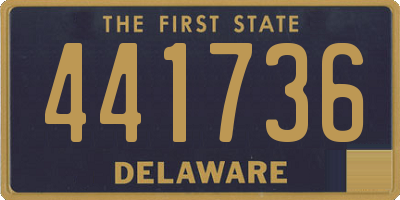 DE license plate 441736