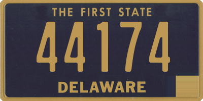 DE license plate 44174