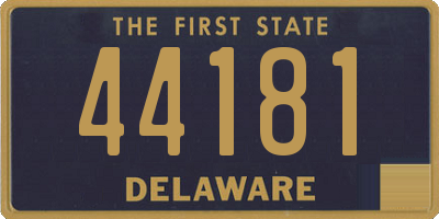 DE license plate 44181