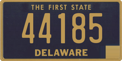DE license plate 44185