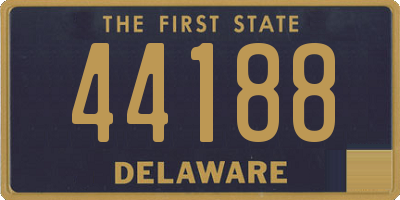 DE license plate 44188