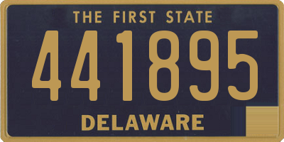 DE license plate 441895